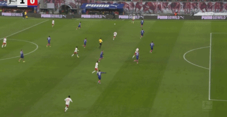 半場(chǎng)：萊比錫1-1美因茨，康拉德-哈德頭球破僵，阿米里點(diǎn)射